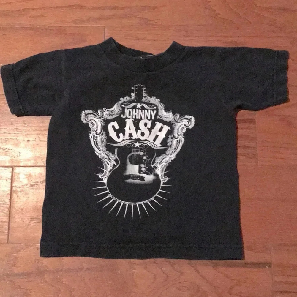Vintage 2006 Kids Johnny Cash black t shirt